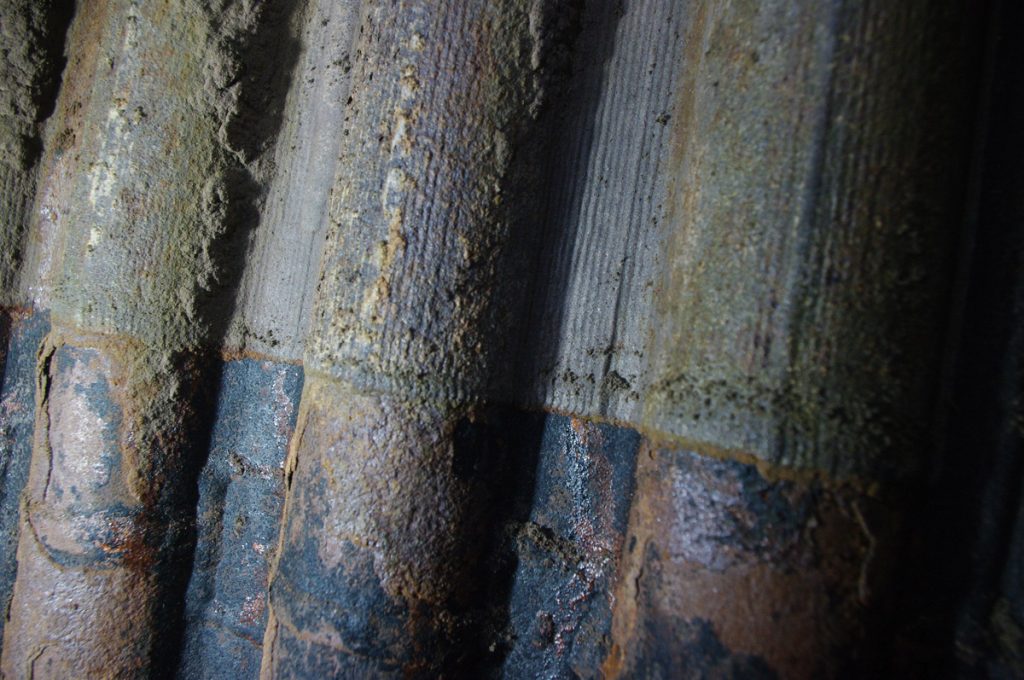 Bild von Membranwäden mit Beschichtung