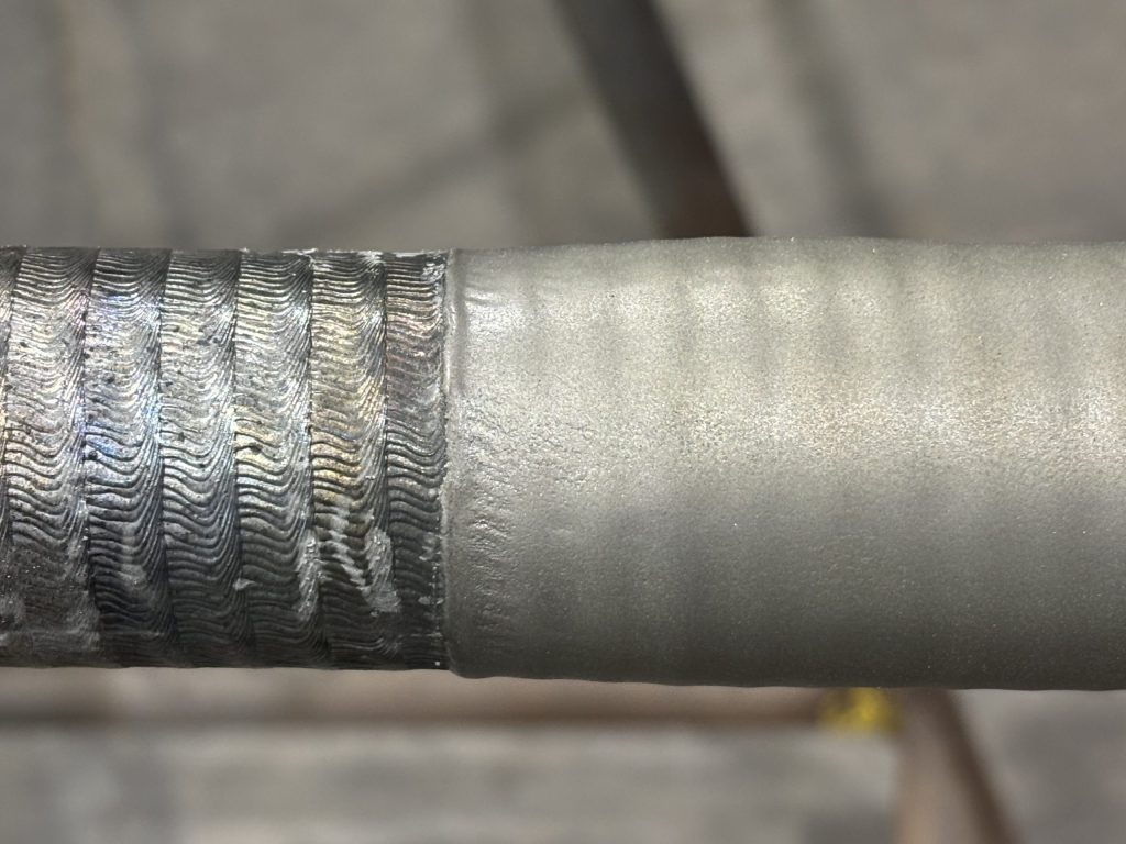auftragsgeschweißtes Überhitzerrohr mit Inconel 625